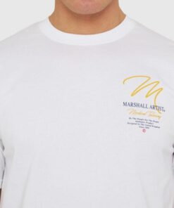 marshall artist msatm10960 seattle t shirt white