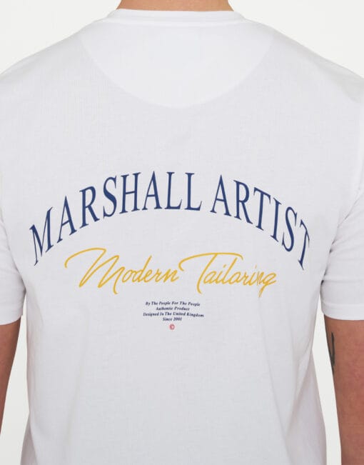 marshall artist msatm10960 seattle t shirt white