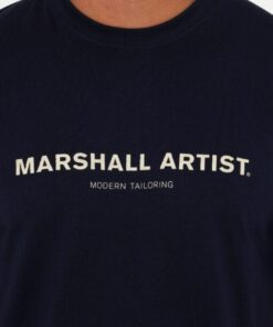 marshall artist coastal erosion t shirt navy