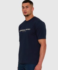 marshall artist coastal erosion t shirt navy