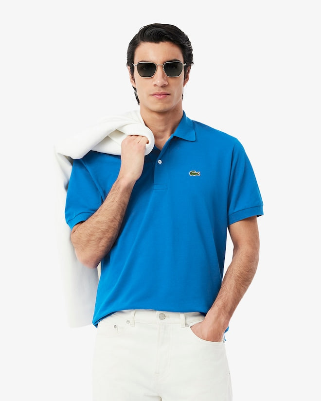 lacoste l1212 polo shirt 3d3 gipsy blue