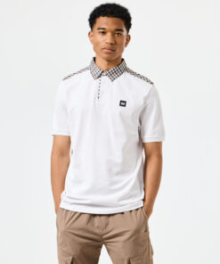 weekend offender costa polo white/midhousecheck