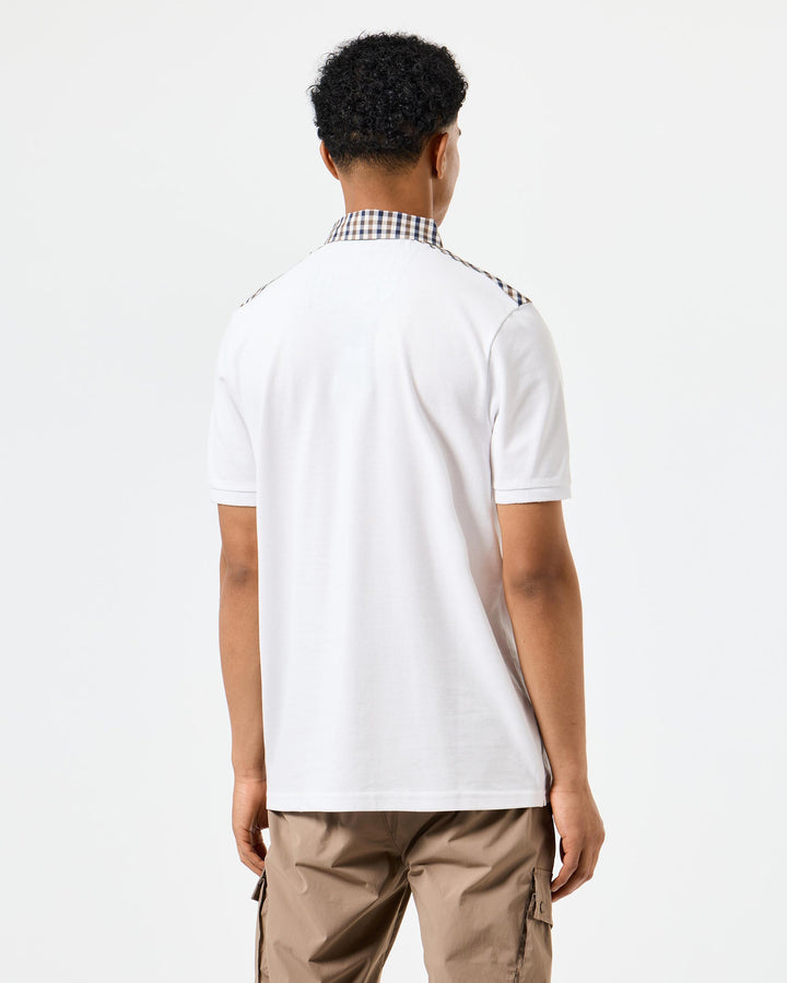 weekend offender costa polo white/midhousecheck