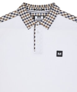weekend offender costa polo white/midhousecheck