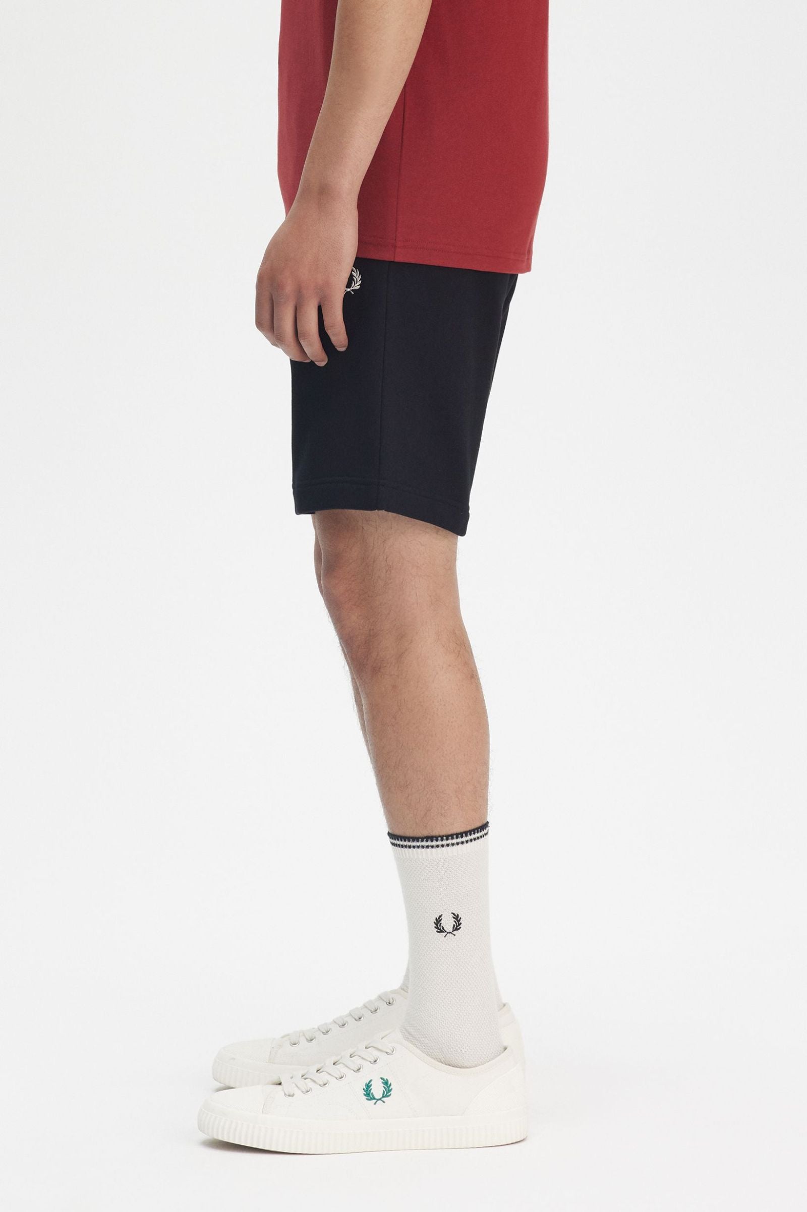 fred perry s8505 classic sweat short 102 black