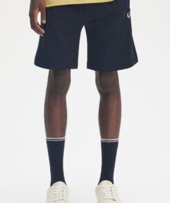 fred perry s8505 classic sweat short 608 navy