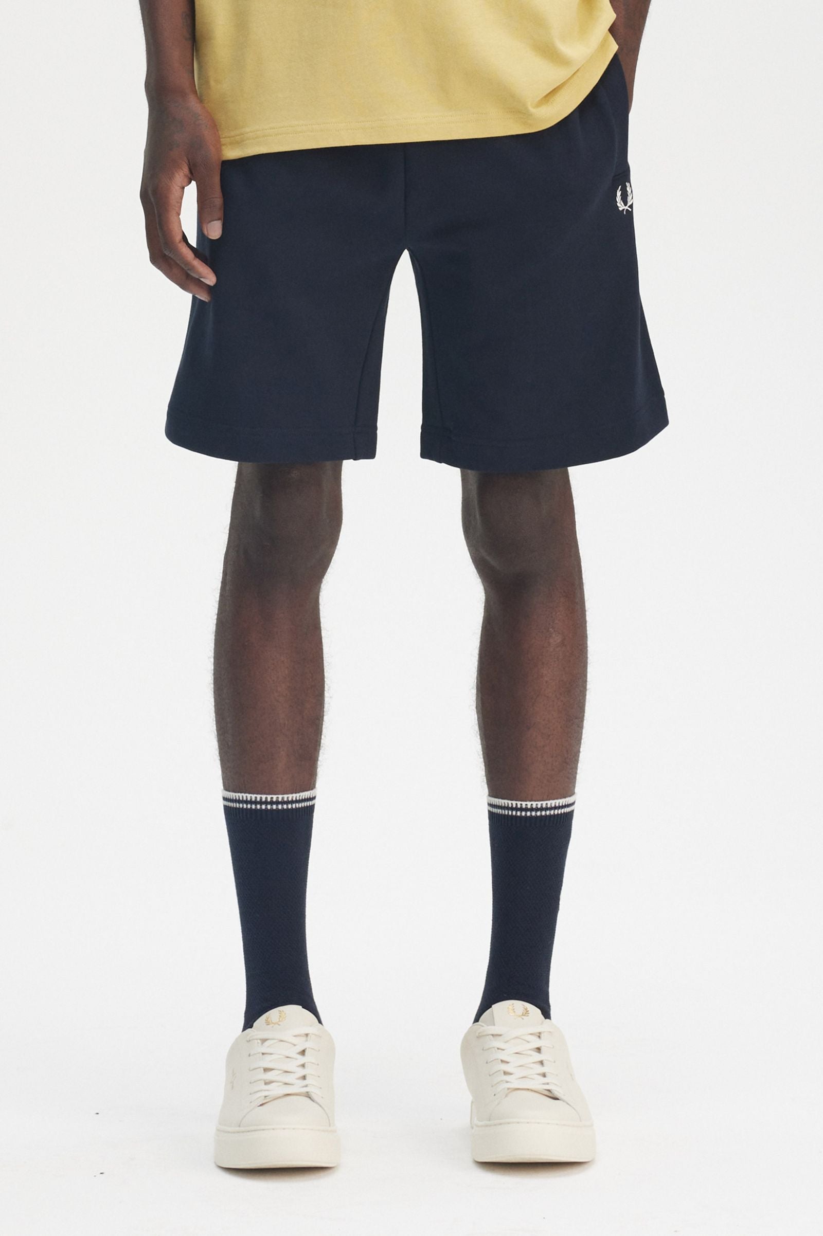 fred perry s8505 classic sweat short 608 navy