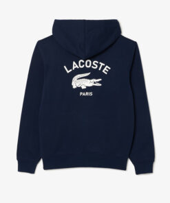 lacoste sh2740 hoodie 166 navy blue