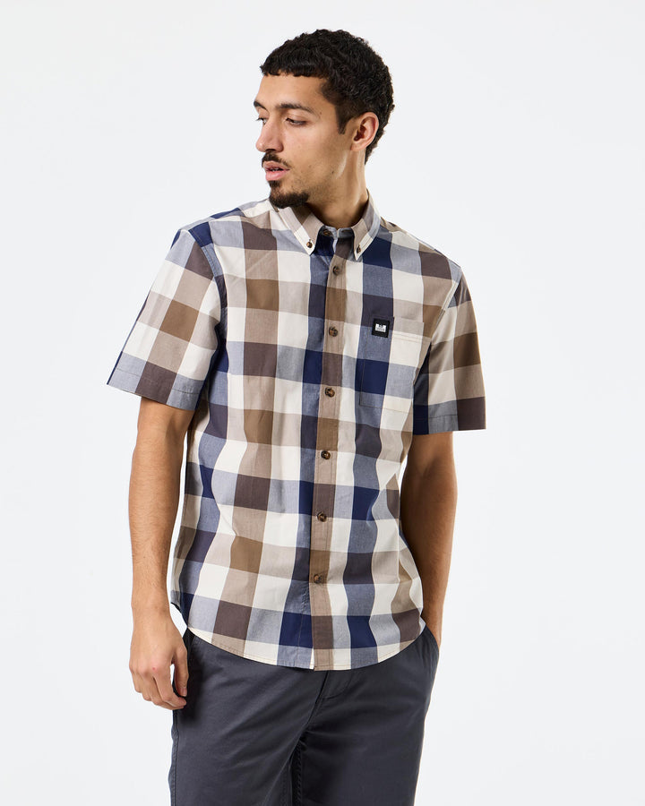 weekend offender joyce ss shirt large house check