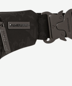 sprayground b7500 3am checked crossbody bag black/charcoal