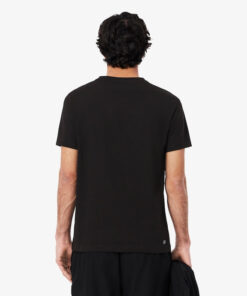 lacoste th2042 t shirt i6z black/khaki