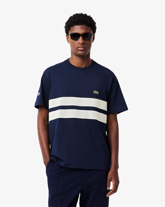 lacoste th9769 t shirt 166 navy blue