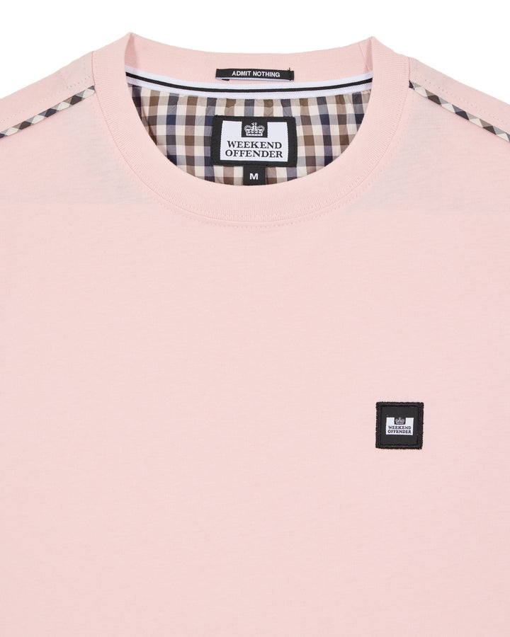 weekend offender manuel t shirt pale blush