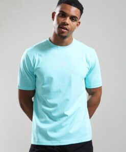 marshall artist camo erosion t shirt aqua